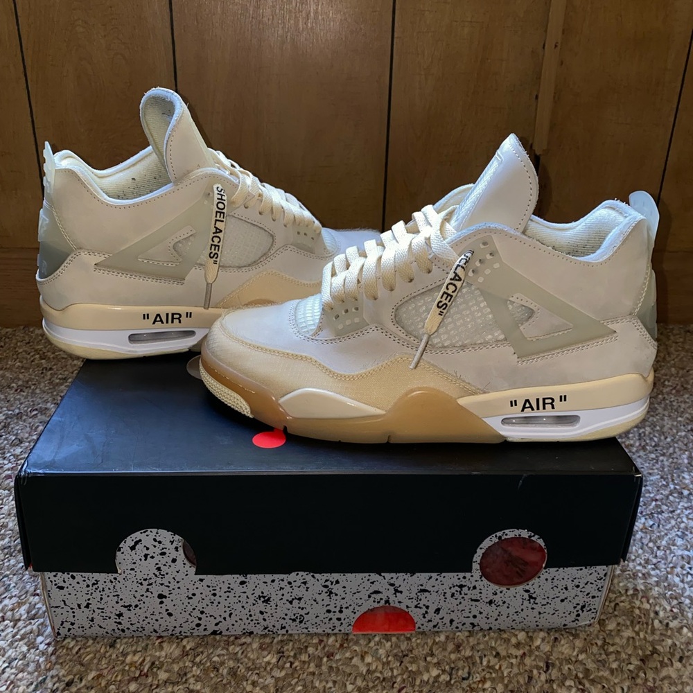 Jordan 4 Retro Off-White Sail